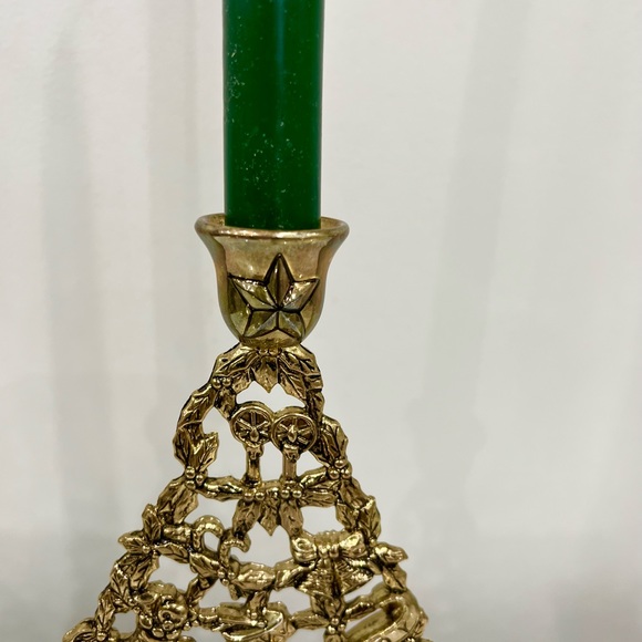 Vintage holiday candle holder - Picture 6 of 6